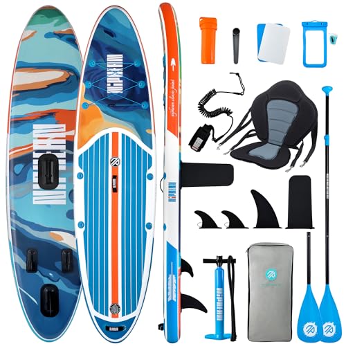 Niphean Stand up Paddle Board for Adults with SUP Zubehör, 320cm Haltbar Inflatable Paddle Boards for Adults Aller Fähigkeitsniveaus, Sup Board, Stand up Paddling Board mit Sitz, Paddleboard Niphean Stand up Paddle Board for Adults with SUP Zubehör, 320cm Haltbar Inflatable Paddle Boards for Adults Aller Fähigkeitsniveaus, Sup Board, Stand up Paddling Board mit Sitz, Paddleboard von niphean