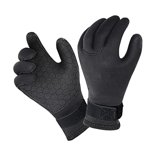 nmbhus 3 mm/5 mm Neopren-Tauchhandschuhe halten warm for Schnorcheln, Paddeln, Surfen, Kajakfahren, Kanufahren, Speerfischen, Skifahren, Wassersport (Color : 3MM Diving Gloves 04, Size : XL) von nmbhus