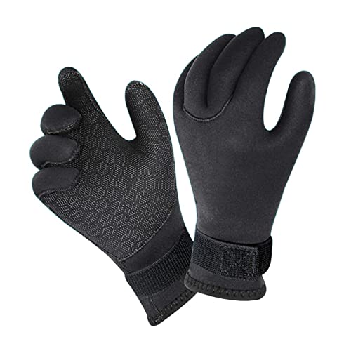nmbhus 3 mm Neopren-Schwimm-Schnorchel-Handschuhe, rutschfeste, warme Tauch-Winter-Schwimmhandschuhe (Size : S) von nmbhus