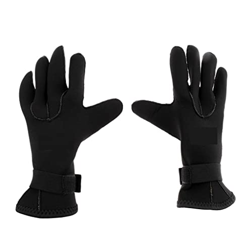 nmbhus Elastische, warmhaltende 3-mm-Neopren-Neoprenanzug-Handschuhe, rutschfest, Kratzfest, Tauchen, Speerfischen (Size : M) von nmbhus
