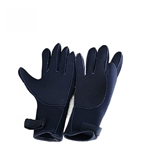 nmbhus Tauchen 3 mm Neopren-Handschuhe halten warm for Schnorcheln, Paddeln, Surfen, Kajakfahren, Kanufahren, Speerfischen, Skifahren, Wassersport (Color : Black, Size : M) von nmbhus