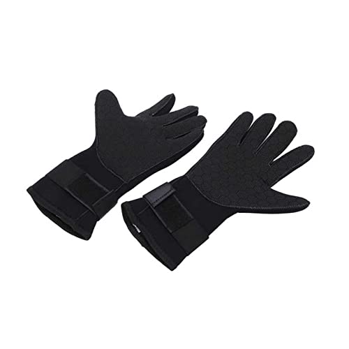 nmbhus Tauchhandschuhe 5 mm rutschfeste, verdickte Neopren-Handschuhe, warme, verschleißfeste Handschutz-Tauchhandschuhe for Wassersport im Freien (Size : XL) von nmbhus