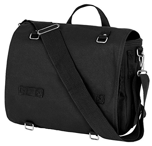 BW Kampftasche gross Umhängetasche Canvas Bag in vielen Farben Schwarz OneSize BW Kampftasche gross Umhängetasche Canvas Bag in vielen Farben Schwarz OneSize von noorsk