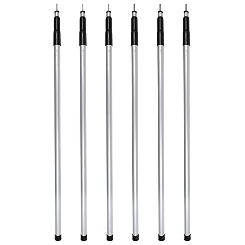 noorsk® Aufstellstangen Set Aluminium 4 oder 6 Stück Teleskopstangen 80-180 cm oder 100-240 cm für Vorzelte, Planen, Tarps | Big - 6 Stück noorsk® Aufstellstangen Set Aluminium 4 oder 6 Stück Teleskopstangen 80-180 cm oder 100-240 cm für Vorzelte, Planen, Tarps | Big - 6 Stück von noorsk