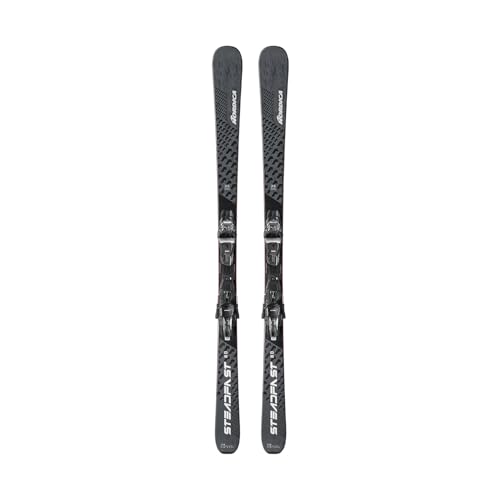 nordica Ski-Set Steadfast 80 DC Fdt + Bindungen Tp2 Light 11 Fdt 90, Schwarz, Herren – Größe 168 – Schwarz von nordica