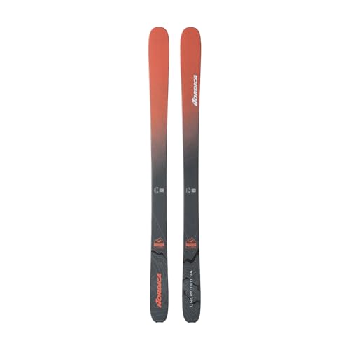 nordica - Skier ohne Bindung Unlimited 94 rot Herren – Größe 186 – Rot von nordica