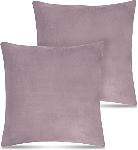 2 Flanell Kissenbezüge aus 100 % Polyester Teddy Fleece Optik | hautfreundlich, weich kuscheligund warm - Perfekt für die kalte Jahreszeit 80 x 80 cm | 80 x 40 cm Farbe Rosa Größe 80 cm x 80 cm 2 Flanell Kissenbezüge aus 100 % Polyester Teddy Fleece Optik | hautfreundlich, weich kuscheligund warm - Perfekt für die kalte Jahreszeit 80 x 80 cm | 80 x 40 cm Farbe Rosa Größe 80 cm x 80 cm von normani