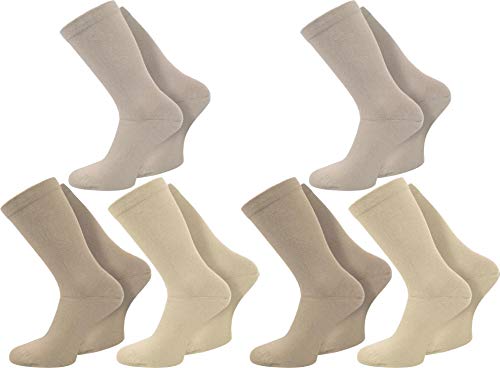 3 oder 6 Paar Extra breite Socken ohne Gummi - auch für Diabetiker geeignet Farbe 6 Paar Hellbeige/Mittelbeige/Dunkelbeige Größe 43/46 3 oder 6 Paar Extra breite Socken ohne Gummi - auch für Diabetiker geeignet Farbe 6 Paar Hellbeige/Mittelbeige/Dunkelbeige Größe 43/46 von Gear Up