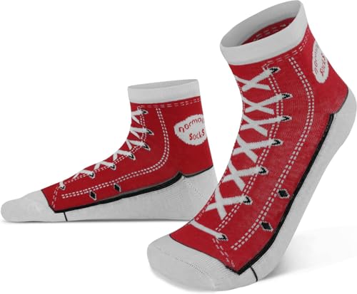 normani 4 Paar Socken im Schuh-Design mit vielen originalgetreuen Details Farbe Rot Größe 35/38 normani 4 Paar Socken im Schuh-Design mit vielen originalgetreuen Details Farbe Rot Größe 35/38 von normani