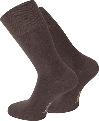normani 6 Paar Bambus-Socken mit Piquebündchen Farbe Dunkelbraun Größe 47-50 normani 6 Paar Bambus-Socken mit Piquebündchen Farbe Dunkelbraun Größe 47-50 von normani