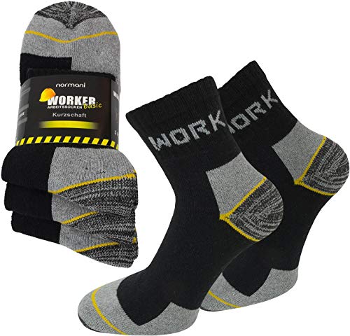 normani 6 Paar Kurzschaftsocken Arbeitssocken mit kurzen Schaft Worker Socks Wandersocken für Herren Gr. 39-50 Größe 47/50 normani 6 Paar Kurzschaftsocken Arbeitssocken mit kurzen Schaft Worker Socks Wandersocken für Herren Gr. 39-50 Größe 47/50 von normani