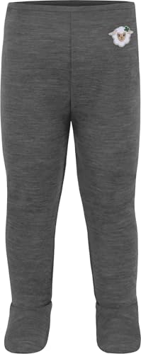 Baby Merino Hose Strampelhose mit Fuß Leggings mit Füßen Lange Unterhose Babyhose Thermounterhose aus 100% Bio-Merinowolle für Junge und Mädchen - Oeko-Tex Standard 100 Farbe Anthrazit Größe 56 Baby Merino Hose Strampelhose mit Fuß Leggings mit Füßen Lange Unterhose Babyhose Thermounterhose aus 100% Bio-Merinowolle für Junge und Mädchen - Oeko-Tex Standard 100 Farbe Anthrazit Größe 56 von normani