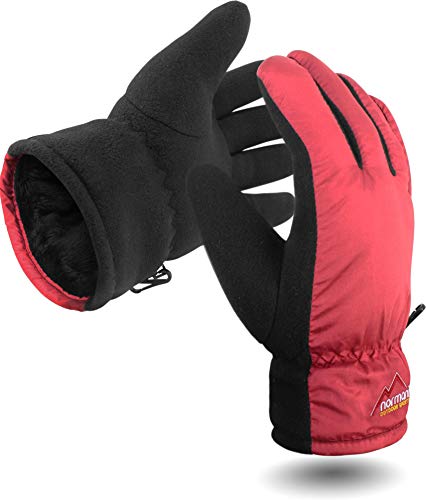 Damen Winter Handschuhe Extrem Warm und Flauschig TOG-9.8 bis -10°C Farbe Bordeaux Größe M/L Damen Winter Handschuhe Extrem Warm und Flauschig TOG-9.8 bis -10°C Farbe Bordeaux Größe M/L von normani
