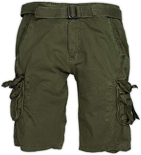 normani Herren Bermuda Vintage Cargo Short Farbe Oliv Größe S normani Herren Bermuda Vintage Cargo Short Farbe Oliv Größe S von normani