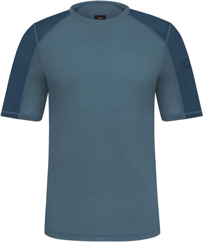 normani Herren Merino Sommer T-Shirt Halbarmshirt Outdoor Short Sleeve Kurzarm Oberteil Funktionsoberteil Baselayer 100% RWS Merinowolle - Mulesing Frei Farbe Navy Größe L normani Herren Merino Sommer T-Shirt Halbarmshirt Outdoor Short Sleeve Kurzarm Oberteil Funktionsoberteil Baselayer 100% RWS Merinowolle - Mulesing Frei Farbe Navy Größe L von normani