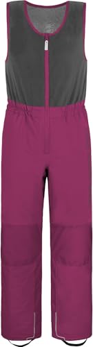 Kinder wasserdichte Winterhose mit Fleecebesatz - Recycelte Schneehose Skihose Thermohose mit 3M Refletoren und Schneegamasche - Wassersäule: 12.000 mm Farbe Bordeaux Größe 86 Kinder wasserdichte Winterhose mit Fleecebesatz - Recycelte Schneehose Skihose Thermohose mit 3M Refletoren und Schneegamasche - Wassersäule: 12.000 mm Farbe Bordeaux Größe 86 von normani