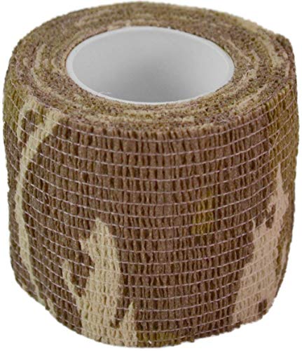 Outdoor Tarnband selbsthaftend 5 cm x 4,5 m Woodland Farbe Desert von normani