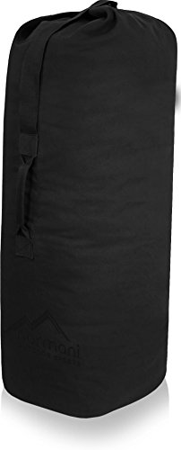 normani U.S. Seesack 100 Liter mit Metallverschluss Classic Sea II Farbe Schwarz normani U.S. Seesack 100 Liter mit Metallverschluss Classic Sea II Farbe Schwarz von normani