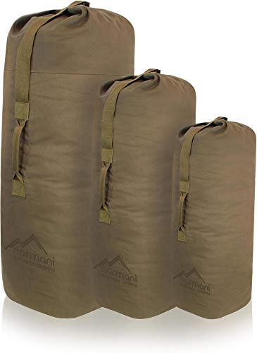 normani US Canvas-Baumwolle Seesack Duffle Bag Classic Sea Farbe Beige Größe 95 x 50 cm normani US Canvas-Baumwolle Seesack Duffle Bag Classic Sea Farbe Beige Größe 95 x 50 cm von normani