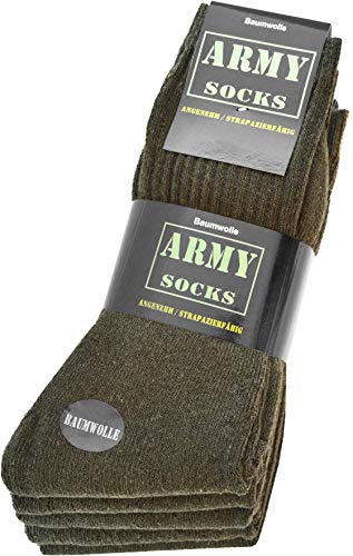 normani 10 Paar Bundeswehr Sportsocken mit hohem Baumwollanteil Größe 39/42 von normani