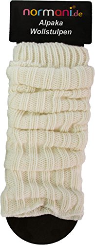 normani 2 Paar Alpaka Stulpen - Beinwärmer, Grobstick aus Alpakawolle Farbe Wollweiß normani 2 Paar Alpaka Stulpen - Beinwärmer, Grobstick aus Alpakawolle Farbe Wollweiß von normani