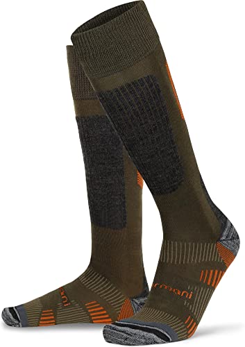 normani 2 Paar Merino Lange Trekking Socken Wandersocken Kniestrümpfe mit Frotteesohle Farbe Oliv Größe 43-46 normani 2 Paar Merino Lange Trekking Socken Wandersocken Kniestrümpfe mit Frotteesohle Farbe Oliv Größe 43-46 von normani