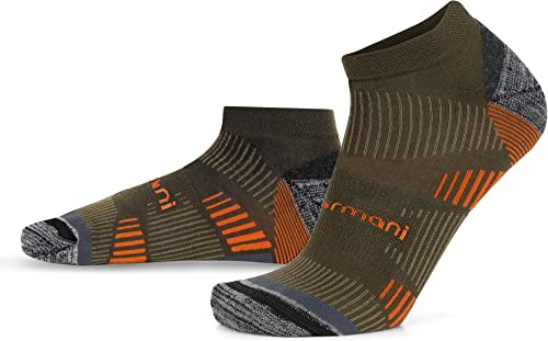 normani 2 Paar Merino Trekking Sneaker-Socken Wandersocken mit Frotteesohle Farbe Oliv Größe 39-42 normani 2 Paar Merino Trekking Sneaker-Socken Wandersocken mit Frotteesohle Farbe Oliv Größe 39-42 von normani