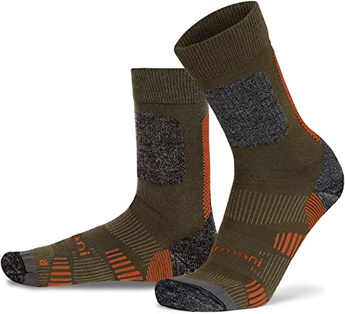 normani 2 Paar Merino Trekking Socken Wandersocken mit Frotteesohle Farbe Oliv Größe 43-46 normani 2 Paar Merino Trekking Socken Wandersocken mit Frotteesohle Farbe Oliv Größe 43-46 von normani