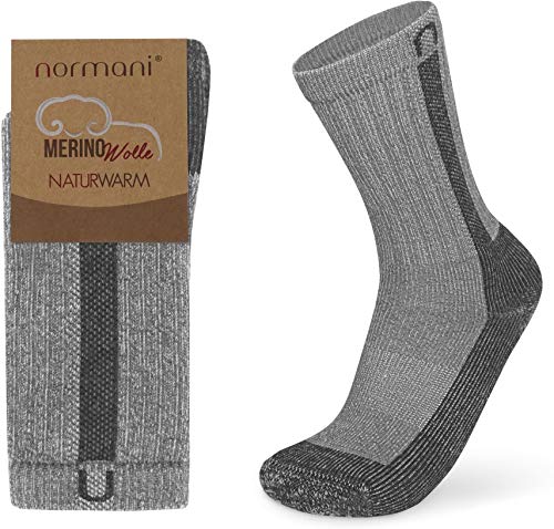 normani 2 Paar Merino Wander- und Arbeitssocken Extrem Stabil für Outdoor Aktivitäten Farbe Schwarz/Anthrazit Größe 43-46 normani 2 Paar Merino Wander- und Arbeitssocken Extrem Stabil für Outdoor Aktivitäten Farbe Schwarz/Anthrazit Größe 43-46 von normani