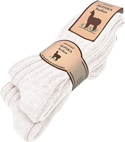 normani 2 Paar Sehr Warme weiche Söckchen mit Alpaka Wolle/Bettsocken/Sauna Socken Farbe Wollweiß Größe 43/46 normani 2 Paar Sehr Warme weiche Söckchen mit Alpaka Wolle/Bettsocken/Sauna Socken Farbe Wollweiß Größe 43/46 von normani