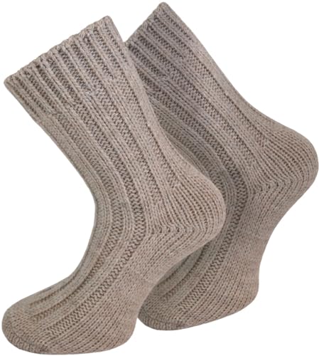 normani 2 Paar Sehr warme Alpaka Wollsocken für Damen und Herren/wie Handgestrickt ! waschmaschienenfest ! Farbe Beige Größe 43/46 normani 2 Paar Sehr warme Alpaka Wollsocken für Damen und Herren/wie Handgestrickt ! waschmaschienenfest ! Farbe Beige Größe 43/46 von normani