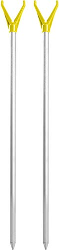 2-er Set Rutenhalter Rutenständer V-Auflage mit Schnurlaufkerbe - 75 cm - Aluminium Rostbeständig Langlebig - 2 Stück Angel- Kescherhalter Universell Einsetzbar Farbe Gelb Größe 75 cm - 2 Stück 2-er Set Rutenhalter Rutenständer V-Auflage mit Schnurlaufkerbe - 75 cm - Aluminium Rostbeständig Langlebig - 2 Stück Angel- Kescherhalter Universell Einsetzbar Farbe Gelb Größe 75 cm - 2 Stück von normani