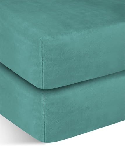 normani 2 weiche Flanell Spannbettlaken mit Cashmere Touch und 35 cm Steghöhe - Bettlaken aus Jersey Fleece - warmes Winter Spannbetttuch Laken Farbe Blau Größe 90-100 cm x 200 cm normani 2 weiche Flanell Spannbettlaken mit Cashmere Touch und 35 cm Steghöhe - Bettlaken aus Jersey Fleece - warmes Winter Spannbetttuch Laken Farbe Blau Größe 90-100 cm x 200 cm von normani
