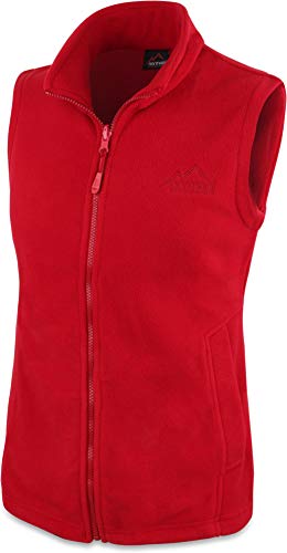normani 280g Fleeceweste für Damen - Winddicht, leicht, warm, elegant Farbe Dunkelrot Größe L normani 280g Fleeceweste für Damen - Winddicht, leicht, warm, elegant Farbe Dunkelrot Größe L von normani