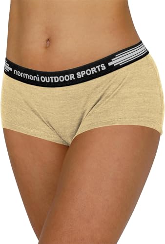 normani 2er Pack Merino Unterhose Unterwäsche Slip Liner Boxershorts Panties Hipster aus 100% Merinowolle Farbe Wollweiß Größe XXL von normani