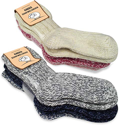 normani 3 Paar Kinder Schafwollsocken/Wintersocken für Jungen und Mädchen in Gr. 15-38 Farbe Pink/Rosa/Weiß Größe 27-30 normani 3 Paar Kinder Schafwollsocken/Wintersocken für Jungen und Mädchen in Gr. 15-38 Farbe Pink/Rosa/Weiß Größe 27-30 von normani