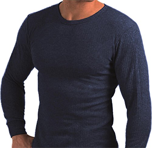 normani 3er Pack Thermohemd Herren-Thermounterwäsche - Thermo-Unterhemd auch in Übergrößen (XS - 4XL) Farbe Blau Größe 10=XXL von normani