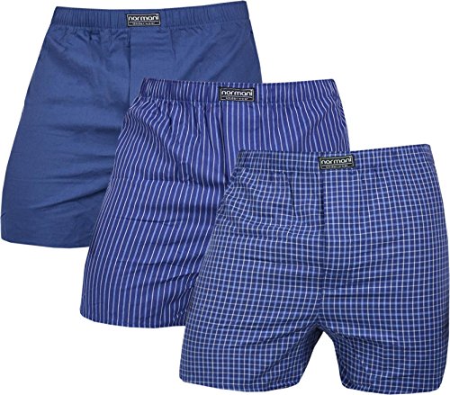 normani 6 Boxershorts 100% Baumwolle - Schön kariert, gewebt US Style Webboxer in modischen Farben und Kombinationen für den Herren dem Jungen, Unterhose aus gewebtem Material Farbe Navy Größe XL normani 6 Boxershorts 100% Baumwolle - Schön kariert, gewebt US Style Webboxer in modischen Farben und Kombinationen für den Herren dem Jungen, Unterhose aus gewebtem Material Farbe Navy Größe XL von normani