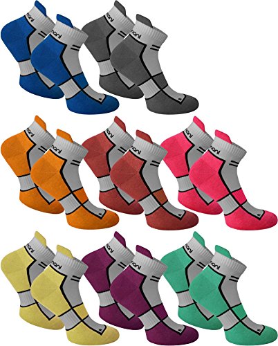 normani 6 Paar Sneaker Running Laufsocken Funktionssocken mit Frotteesohle und Stützfunktion Farbe Pink Carnation Größe 35/38 normani 6 Paar Sneaker Running Laufsocken Funktionssocken mit Frotteesohle und Stützfunktion Farbe Pink Carnation Größe 35/38 von normani