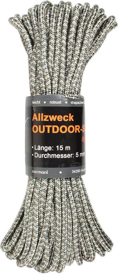 normani Allzweck-Outdoor-Seil 5 mm x 15 m Chetwynd Seil normani Allzweck-Outdoor-Seil 5 mm x 15 m Chetwynd Seil von normani