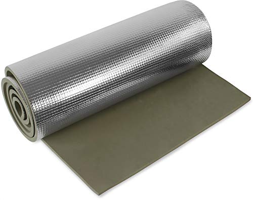 normani Aluminium Isomatte Thermounterlage 200 x 50 cm Farbe Oliv von normani