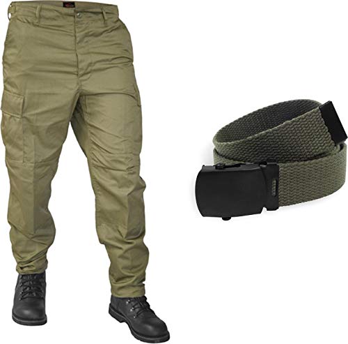 normani BDU Rangerhose Freizeithose mit originalem BDU Gürtel Farbe Oliv Größe M normani BDU Rangerhose Freizeithose mit originalem BDU Gürtel Farbe Oliv Größe M von normani