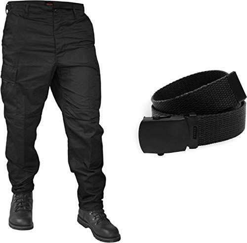 normani BDU Rangerhose Freizeithose mit originalem BDU Gürtel Farbe Schwarz Größe L normani BDU Rangerhose Freizeithose mit originalem BDU Gürtel Farbe Schwarz Größe L von normani