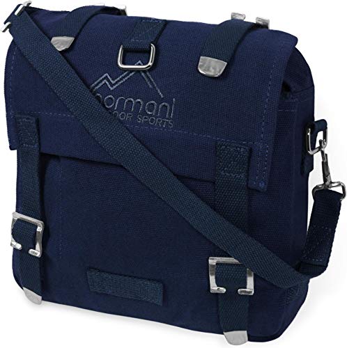 normani BW Kampftasche klein Umhängetasche Canvas Bag in vielen Farben Farbe Navy normani BW Kampftasche klein Umhängetasche Canvas Bag in vielen Farben Farbe Navy von normani