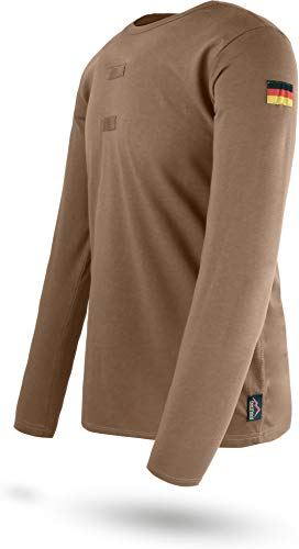 normani BW Tropen Langarmshirt mit Nationalitätsabzeichen Deutschlandfahnen und Klettstreifen Tropenshirt Größe 7/L normani BW Tropen Langarmshirt mit Nationalitätsabzeichen Deutschlandfahnen und Klettstreifen Tropenshirt Größe 7/L von normani