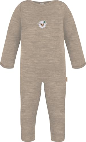 normani Baby Kinder Merino Winter Overall mit Knopf Strampler aus Wolle Strampleranzug Langarm Einteiler Bodysuit aus Merinowolle für Junge und Mädchen Farbe Beige Größe 86 normani Baby Kinder Merino Winter Overall mit Knopf Strampler aus Wolle Strampleranzug Langarm Einteiler Bodysuit aus Merinowolle für Junge und Mädchen Farbe Beige Größe 86 von normani