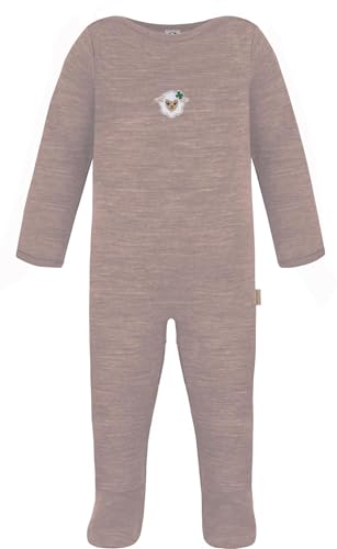 normani Baby Kinder Strampler mit Füßen - Unisex Langarm Bodysuit Schlafanzug Einteiler Schlafstrampler aus 100% Merinowolle für Junge und Mädchen - Oeko-Tex Standard 100 Farbe Rosa Größe 86 normani Baby Kinder Strampler mit Füßen - Unisex Langarm Bodysuit Schlafanzug Einteiler Schlafstrampler aus 100% Merinowolle für Junge und Mädchen - Oeko-Tex Standard 100 Farbe Rosa Größe 86 von normani
