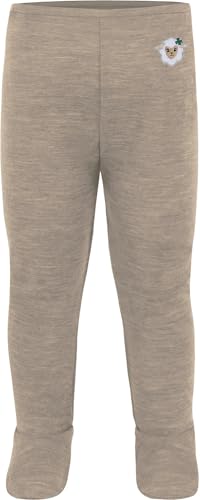 normani Baby Merino Hose Strampelhose mit Fuß Leggings mit Füßen Lange Unterhose Babyhose Thermounterhose aus 100% Bio-Merinowolle für Junge und Mädchen - Oeko-Tex Standard 100 Farbe Beige Größe 80 normani Baby Merino Hose Strampelhose mit Fuß Leggings mit Füßen Lange Unterhose Babyhose Thermounterhose aus 100% Bio-Merinowolle für Junge und Mädchen - Oeko-Tex Standard 100 Farbe Beige Größe 80 von normani
