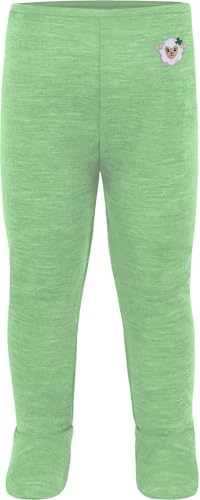 normani Baby Merino Hose Strampelhose mit Fuß Leggings mit Füßen Lange Unterhose Babyhose Thermounterhose aus 100% Bio-Merinowolle für Junge und Mädchen - Oeko-Tex Standard 100 Farbe Grün Größe 74 normani Baby Merino Hose Strampelhose mit Fuß Leggings mit Füßen Lange Unterhose Babyhose Thermounterhose aus 100% Bio-Merinowolle für Junge und Mädchen - Oeko-Tex Standard 100 Farbe Grün Größe 74 von normani