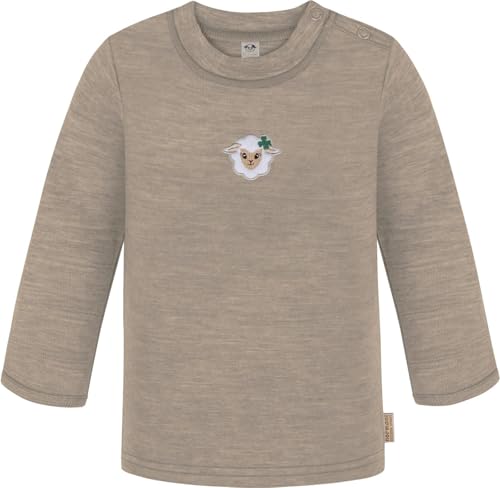 normani Baby Merino Pullover Winter Langarm-Shirt Warmer Wollpullover Sweatshirt Jumper Strickpullover mit Knopf für Junge und Mädchen Farbe Beige Größe 98/104 normani Baby Merino Pullover Winter Langarm-Shirt Warmer Wollpullover Sweatshirt Jumper Strickpullover mit Knopf für Junge und Mädchen Farbe Beige Größe 98/104 von normani